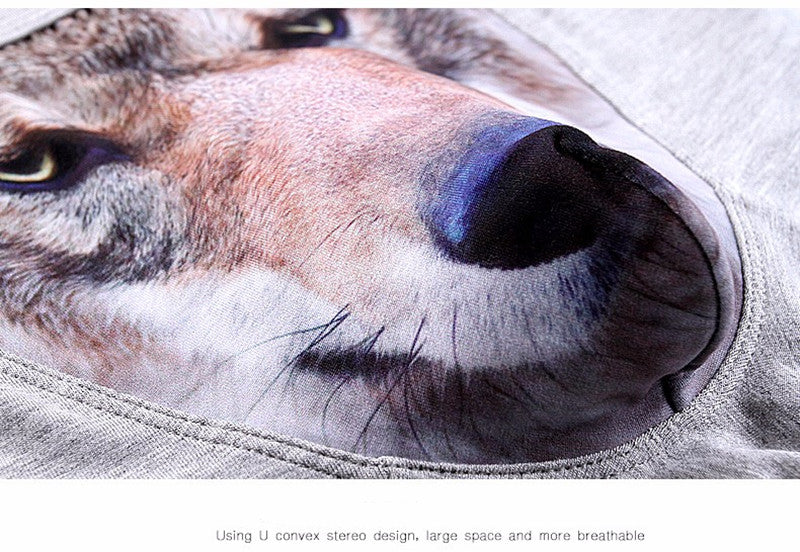 Panties Wolf Funny Underwear Men Modal Breathable Boxer Shorts Man Brand U Pouch Scrotum Underwear Cartoon Underpants Male