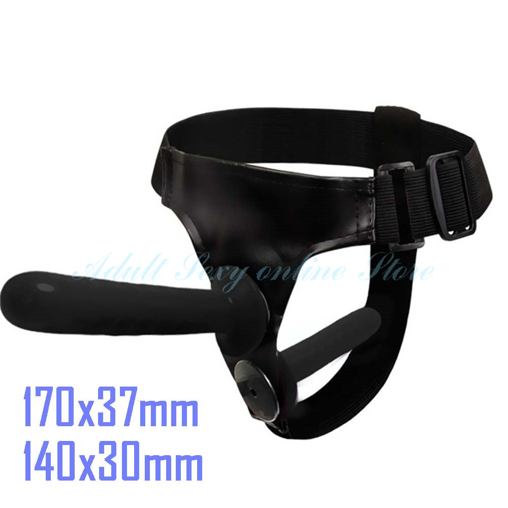Double Penis Dildo Double Ended Strapon Ultra Elastic Harness Belt Strap On Dildo Adult Sex Toys for Woman Couples Sex Products