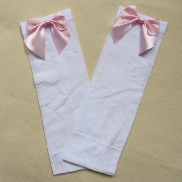 Cute Women Hosiery Thin Bow Stay Up Thigh High Silk Stockings Hose.Ladies Sexy Bow Tights Stockings Over-knee-socks