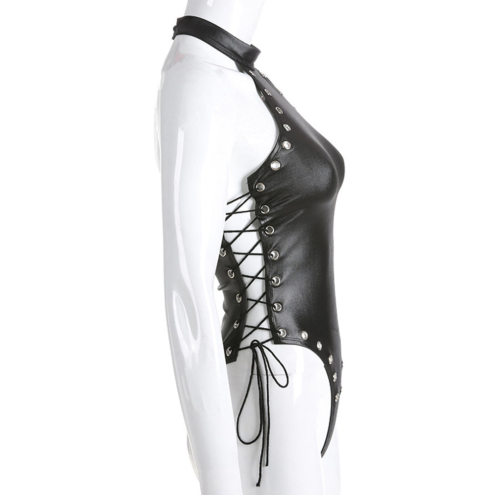 Sexy Corset Underwear Erotic Costumes Lingerie Sexy Dress For Sex Leather Zipper Garter Porno