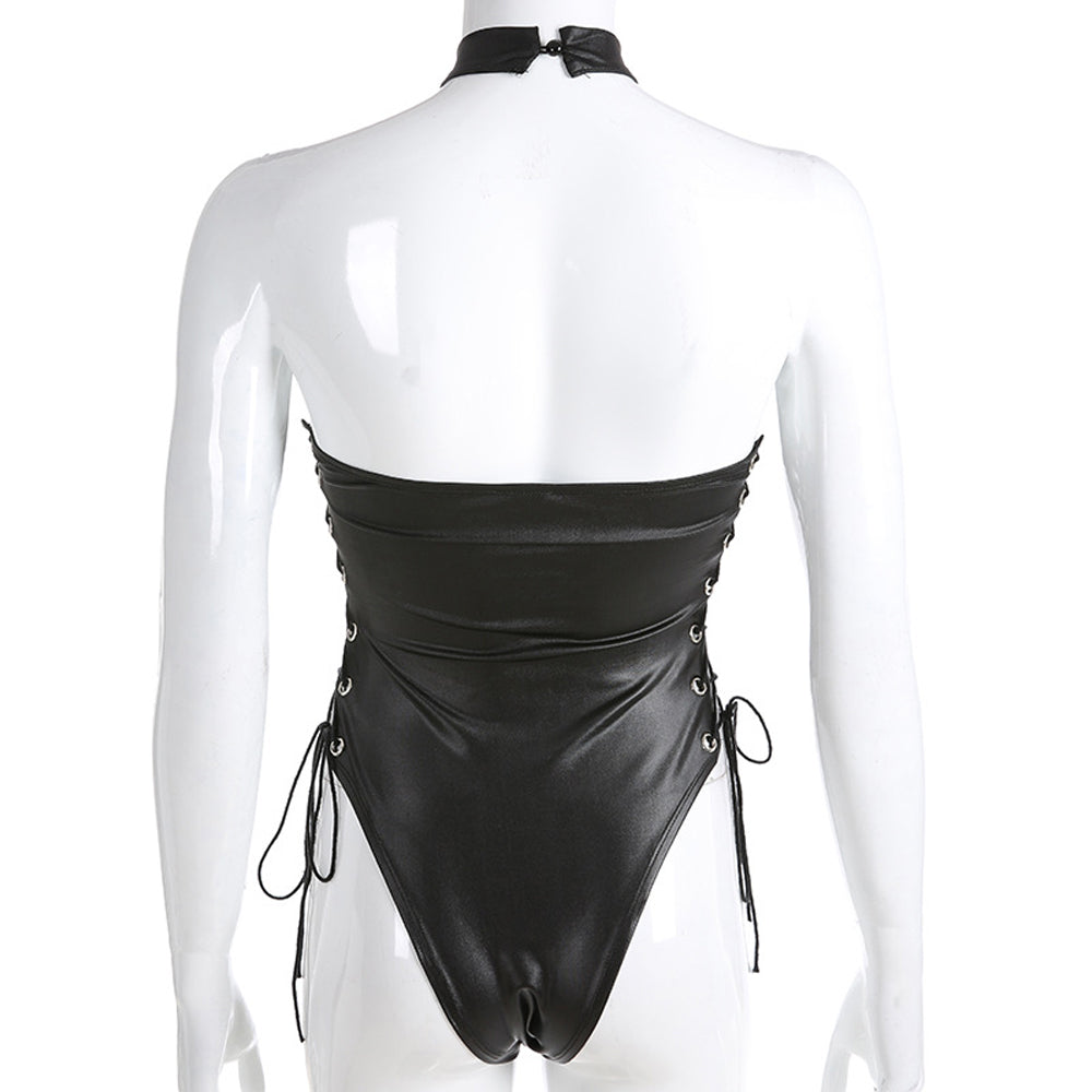 Sexy Corset Underwear Erotic Costumes Lingerie Sexy Dress For Sex Leather Zipper Garter Porno