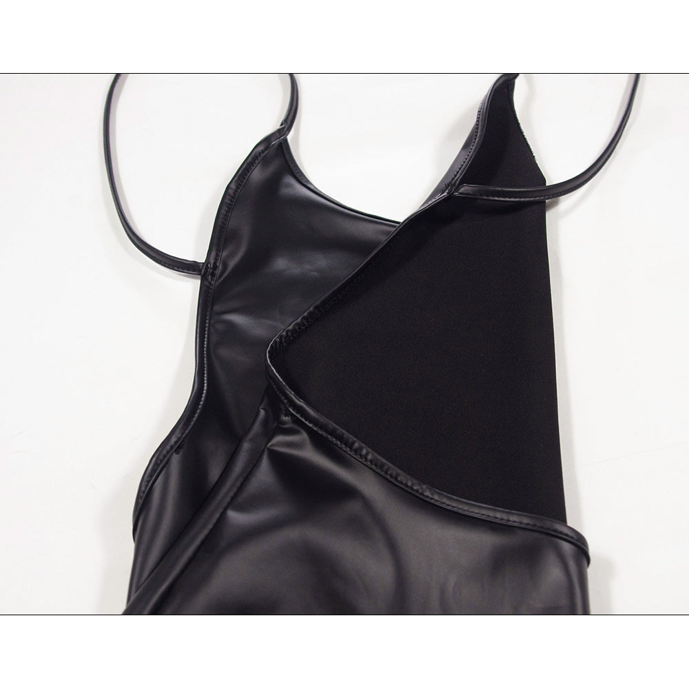 Sexy Corset Underwear Erotic Costumes Lingerie Sexy Dress For Sex Leather Zipper Garter Porno