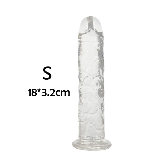 Soft Jelly Dildos With Strong Suction Cup Realistic Dildo No Vibrator Artificial Penis for Lesbian Female Masturbate Sex Toys