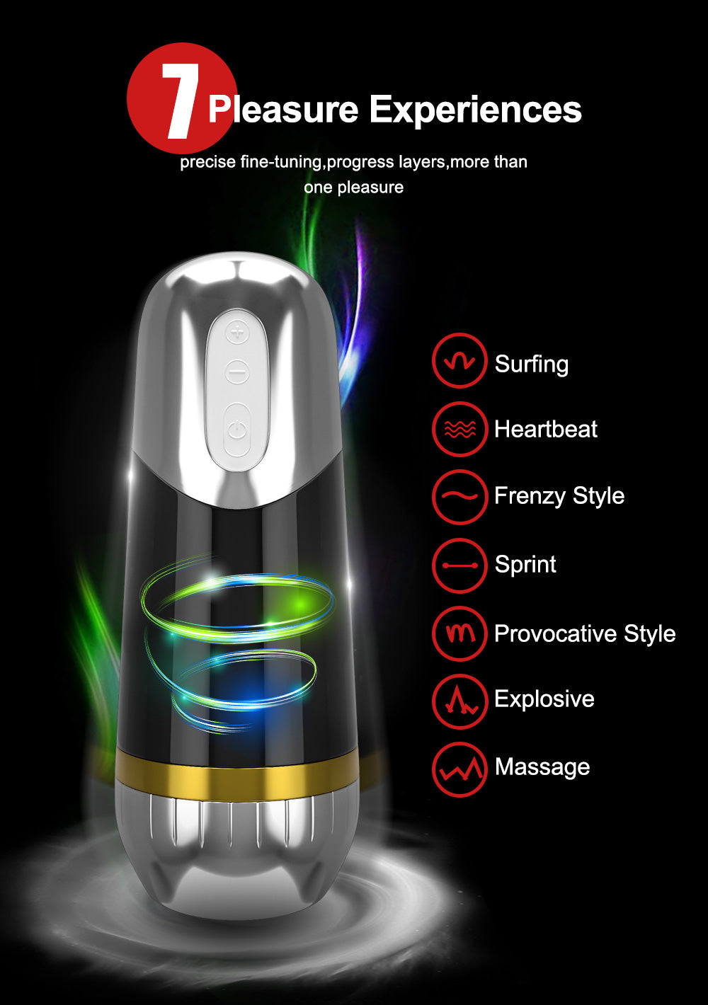 Electric Mastubation Cup 18cm Deep Masturbator Male Pulse Vibrating Soft Silicone Mute Strong Vibration Erotic Sex toys for Men