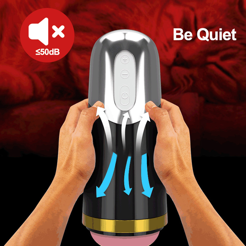Electric Mastubation Cup 18cm Deep Masturbator Male Pulse Vibrating Soft Silicone Mute Strong Vibration Erotic Sex toys for Men