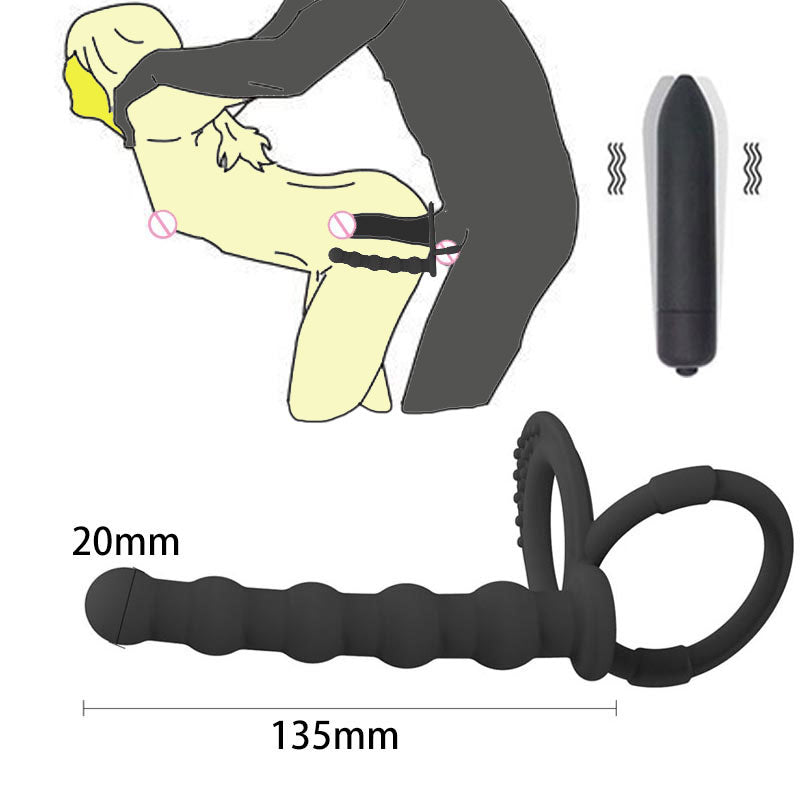 Penis Ring Erotic Silicone Anal Plug Butt Unisex Prostate Massager Bdsm Bondage Stopper Adult Game Sex Toy For Men/Women Couples