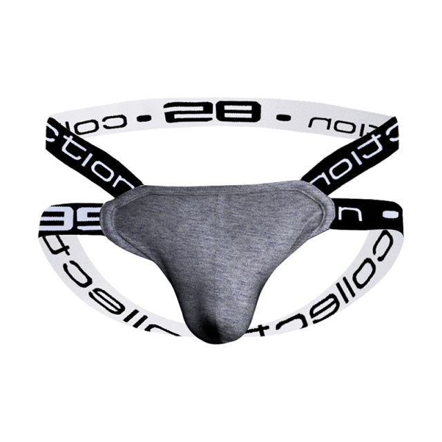 Cotton Men Thong Strings Underwear Man Sexy Erotic Lingerie Jockstraps Gay Panties Sissy Bikini Breathable Low Waist