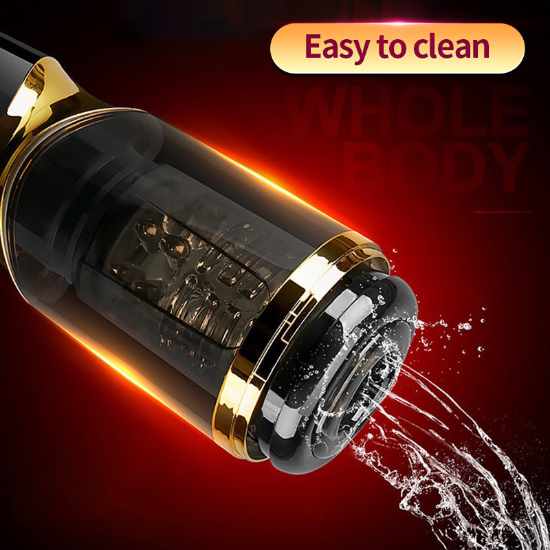 Automatic Male Masturbator 10*10 Modes Telescopic Rotation Soft Silicone Vagina Pocket Adult Masturbation Cup sex toys for men