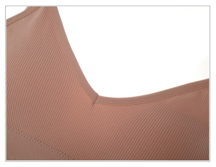 CINOON Women Seamless Bra Set Sexy Thong Low Waist Panties Wire Free Bra Bralette Lingerie Brassiere Cotton Female Underwear Set