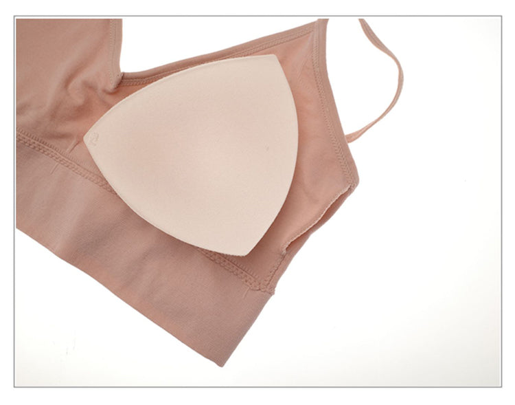 CINOON Women Seamless Bra Set Sexy Thong Low Waist Panties Wire Free Bra Bralette Lingerie Brassiere Cotton Female Underwear Set