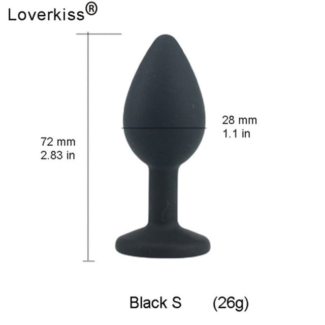 Loverkiss Silicone Butt Plug Fox Tail Anal Plug Smooth Fur butt plug tail Anal Sex Toys For Women BDSM Adult Games Sex Products