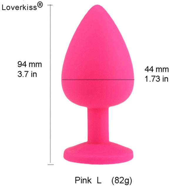 Loverkiss Silicone Butt Plug Fox Tail Anal Plug Smooth Fur butt plug tail Anal Sex Toys For Women BDSM Adult Games Sex Products