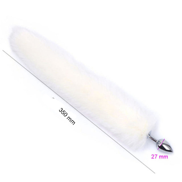 Loverkiss Silicone Butt Plug Fox Tail Anal Plug Smooth Fur butt plug tail Anal Sex Toys For Women BDSM Adult Games Sex Products