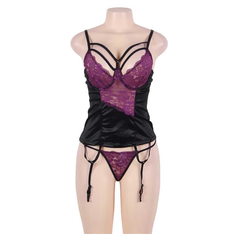 Sex Clothes Large Size Women Nightgown Sexi Porn Lingerie With Eyepatch Plus Size 5XL Sexy Lingerie Hot Langerie Erotic Set