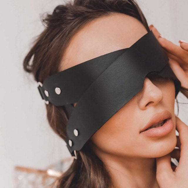 Fullyoung Sexy Leather Mask Bunny Girl Cosplay Masquerade Erotic Halloween Carnival Party Masks Bdsm Bondage Games Fetish Mask