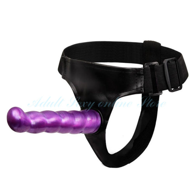 Double Penis Dildo Double Ended Strapon Ultra Elastic Harness Belt Strap On Dildo Adult Sex Toys for Woman Couples Sex Products