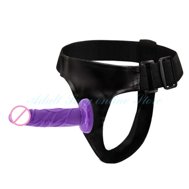 Double Penis Dildo Double Ended Strapon Ultra Elastic Harness Belt Strap On Dildo Adult Sex Toys for Woman Couples Sex Products