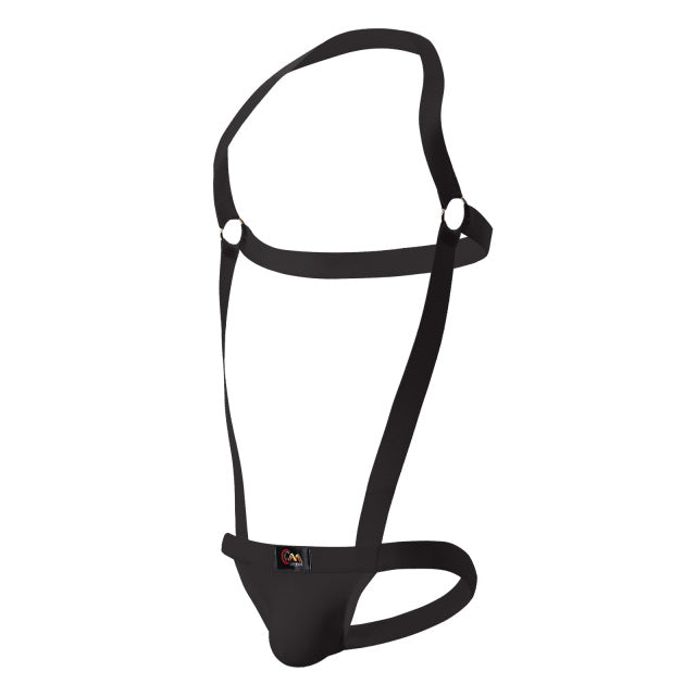 Men Novelty Lingerie Shoulder Elastic Strap Underwear Sexy Suspender Jockstrap Thong Bodysuit Erotic Backless Costume