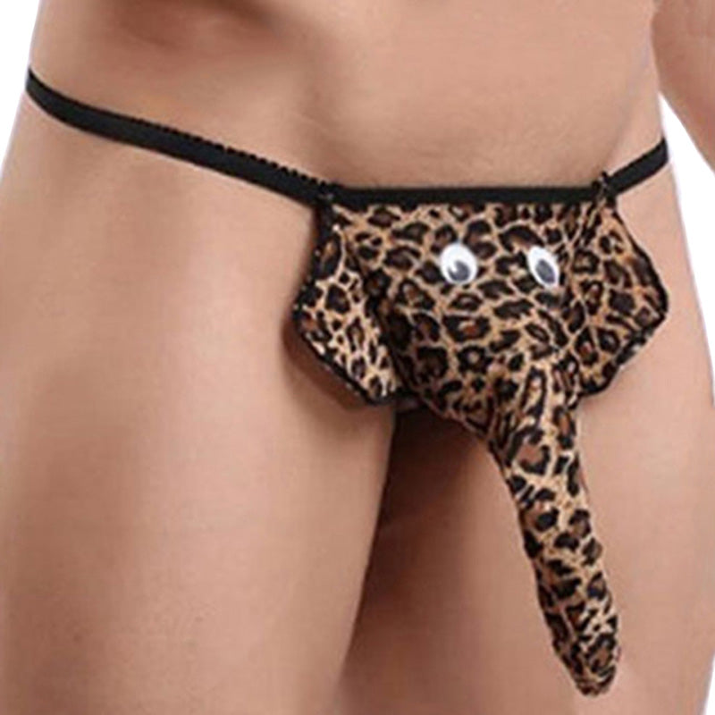 Sexy Men G String Stylish Elephant Bulge Pouch Men Thong Elastic Erotic Lingerie Tanga Hombre Gay Underwear