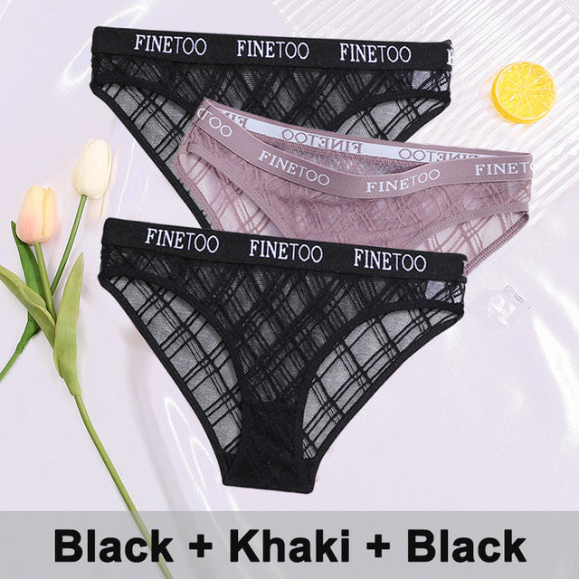 3PCS/Set Lace Panties Underwear