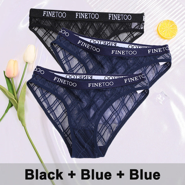 3PCS/Set Lace Panties Underwear