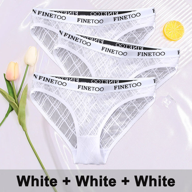 3PCS/Set Lace Panties Underwear