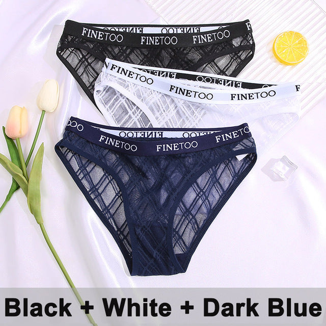 3PCS/Set Lace Panties Underwear