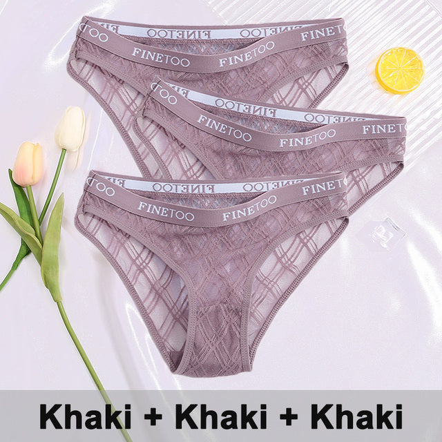 3PCS/Set Lace Panties Underwear