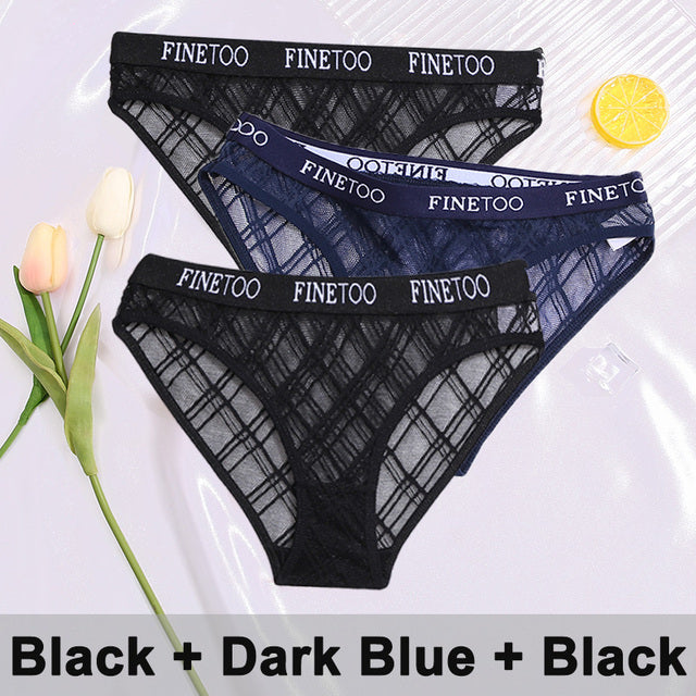 3PCS/Set Lace Panties Underwear