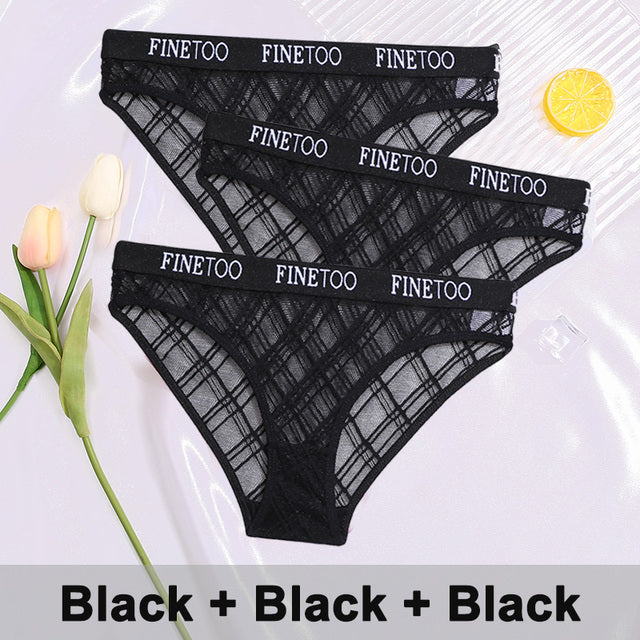 3PCS/Set Lace Panties Underwear