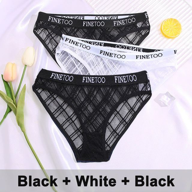 3PCS/Set Lace Panties Underwear