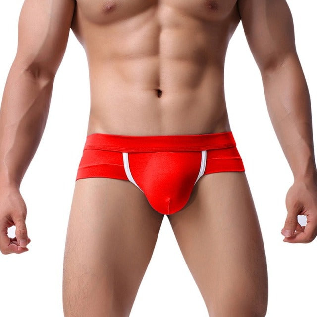 Cotton Mens Underwear Boxers Solid Underwear Male Boxer Breathable Transparent Underwear Mens Pouch Zipper Underpants