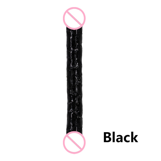Double head Dildo Long Jelly Realistic Dildo Double Ended Dildo Flexible Big Penis for Women Masturbator Sex Toys for Lesbian