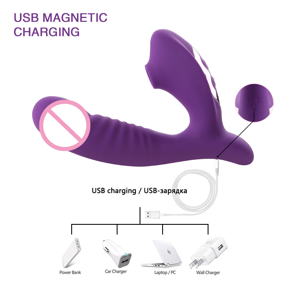 Silicone Vagina Sucking Vibrators 10 Speed Vibrating Oral Sex Clit Sucker Clitoris Stimulator Sex Toys for Woman Masturbation