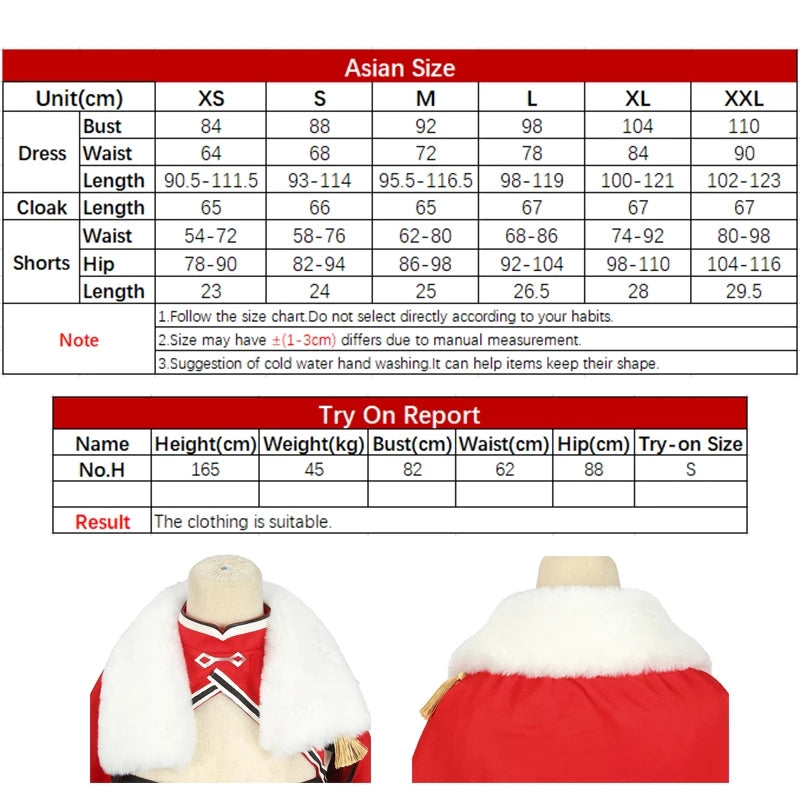 ROLECOS Game Genshin Impact Beidou Cosplay Costume Beidou Dress Cosplay Game Genshin Impact Costume Cloak Gloves Women Halloween