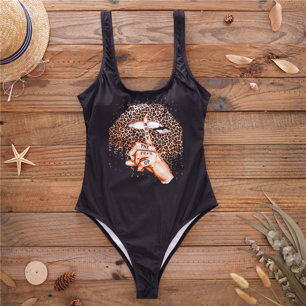 One Piece Swimsuit Women Swimwear Push Up Monokini Sexy Bodysuit Print Bathing Suit Female Beachwear Backless Swim Wear Beach