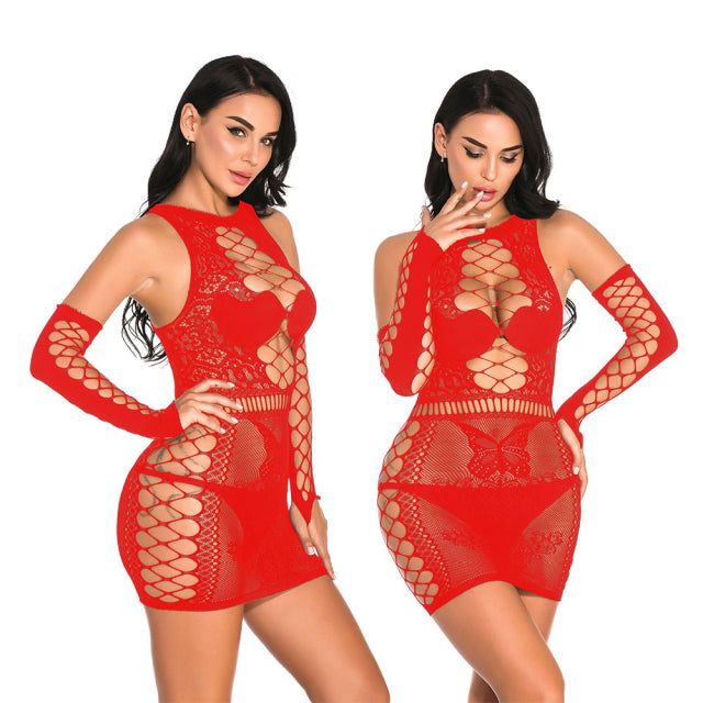 Women Plus Size Sexy Lingerie Erotic Babydoll Lingerie Women Lace Mesh Tights Stockings Erotic Clothing Sexy Teddy Tights