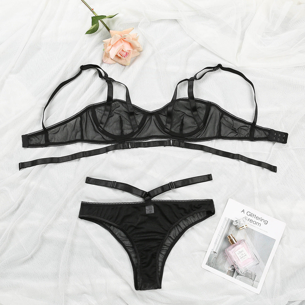Lingerie Sexy Set Goth Lingerie Bra Party Set Transparent Erotic Lingerie Brassiere Sexy Underwear