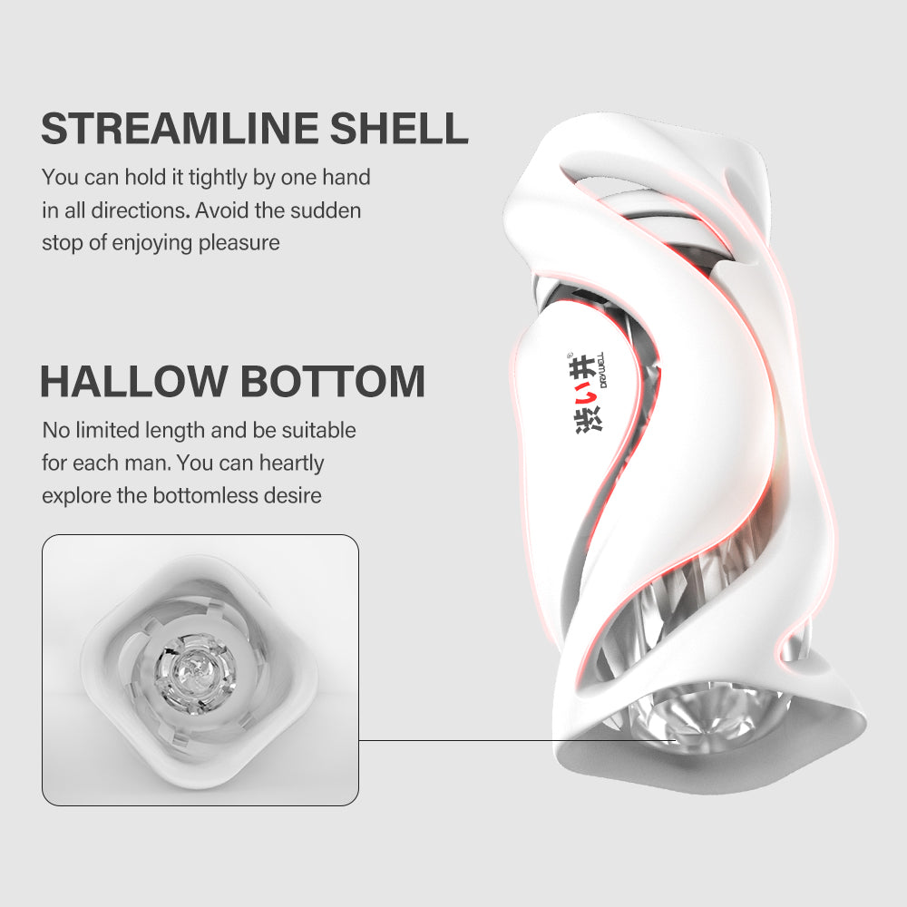 DRY WELL Vagina Male Masturbator for Men Japan Reusable Vacuum Oral Soft Pocket Pussy Transparent Sex Tools for Men Penis Gay