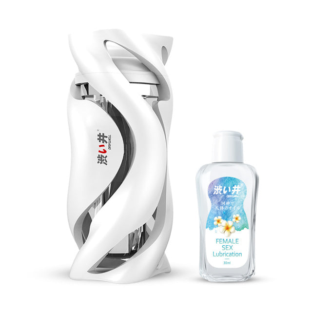 DRY WELL Vagina Male Masturbator for Men Japan Reusable Vacuum Oral Soft Pocket Pussy Transparent Sex Tools for Men Penis Gay