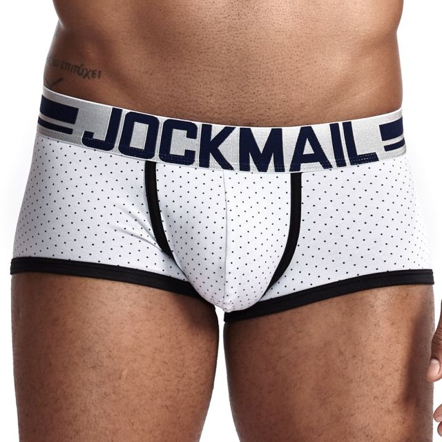 Summer Sexy Boxer Men Underwear Fitness Calzoncillos Hombre Slip Cotton Breathable Low Waist Shorts Panties Gay Penis Pouch Wear