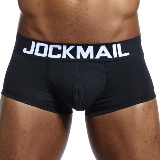 Summer Sexy Boxer Men Underwear Fitness Calzoncillos Hombre Slip Cotton Breathable Low Waist Shorts Panties Gay Penis Pouch Wear