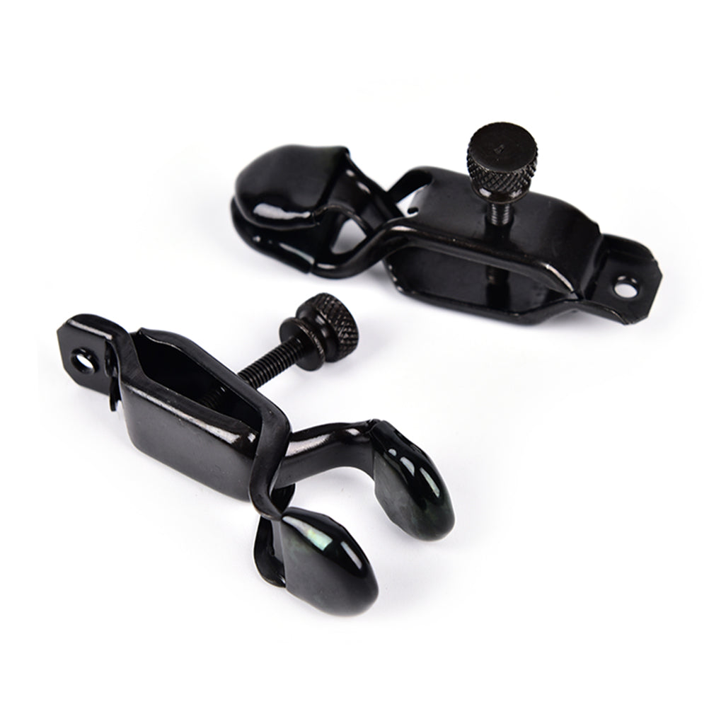 1 Pair Black Nipple Breast Clamps Clips Jewellery Bust Massager Stimulate Sex Toy Flirt Adult Products