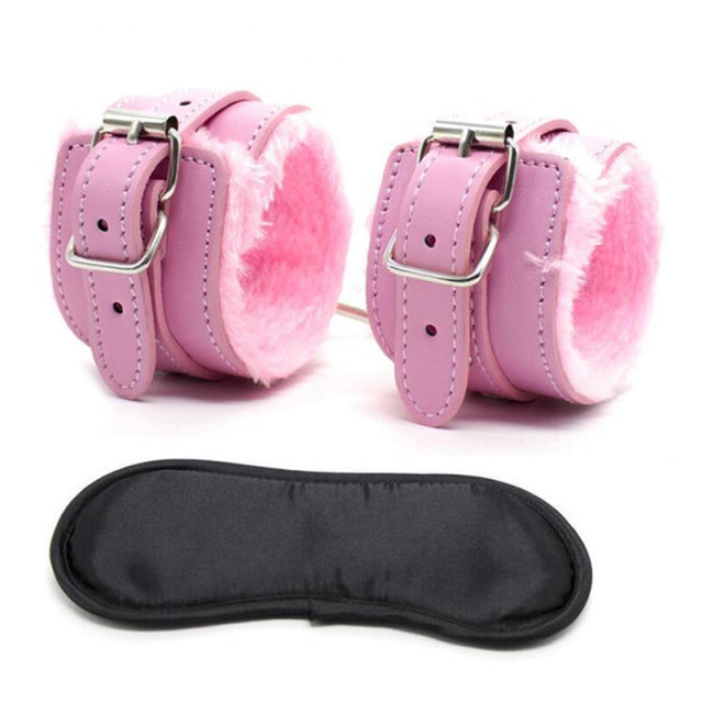Bdsm Adult Games Erotic Sex Toys For Couples Adults Handcuffs Eye Mask Bondage Restraints SM Nylon Cuffs Handcuffs Accessories