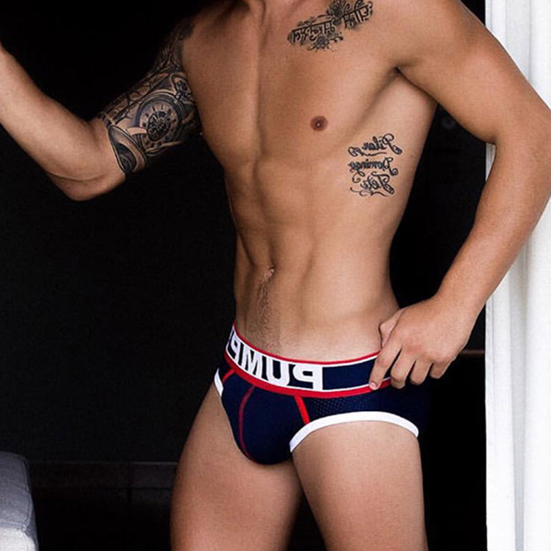 Fashion Modal Sexy Underwear Men Jockstrap Breathable Briefs Men Bikini Gay Man Underwear Male Srting Man Gay Sexy Underwear
