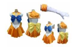 Sailor Saturn Costume Cosplay Uniform Sailor  Fancy Dress Gloves Halloween Cosplay Costumes For Women