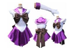 Sailor Saturn Costume Cosplay Uniform Sailor  Fancy Dress Gloves Halloween Cosplay Costumes For Women