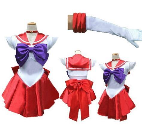 Sailor Saturn Costume Cosplay Uniform Sailor  Fancy Dress Gloves Halloween Cosplay Costumes For Women
