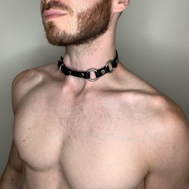 Gay Goth Pastel Pu Leather Garter Belt Bondage Leg Harness Waist Straps Harness Suspenders For Jeans Pants Men Accessories