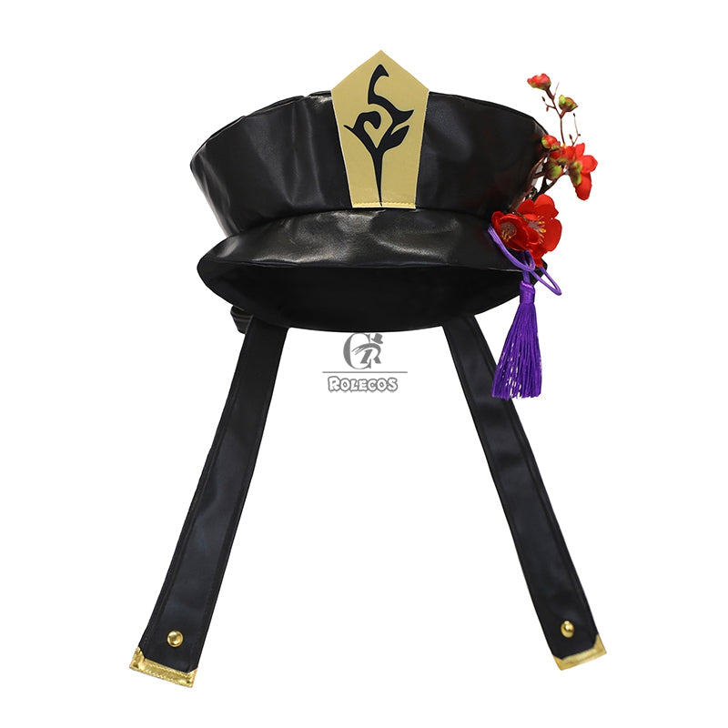 ROLECOS Game Genshin Impact Hutao Cosplay Costume Hu Tao Uniform Cosplay Chinese Style Halloween Costumes For Women With Hat